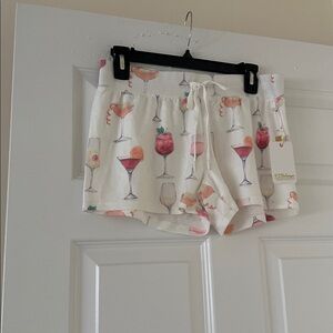 P.J. Salvage Super Soft Water Color Floral Sleep/ Lounge Shorts (M) BNWT